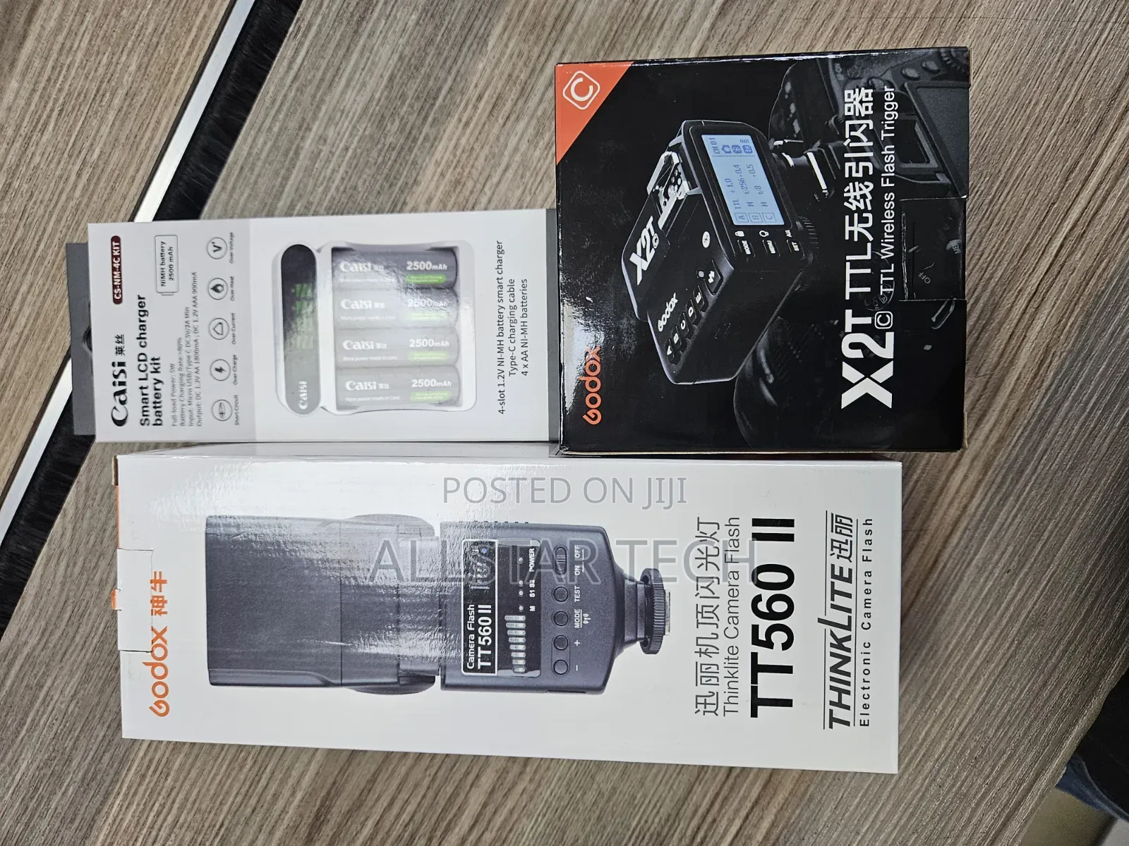 Tt560 Ii Caisi Batteries and X2T Trigger