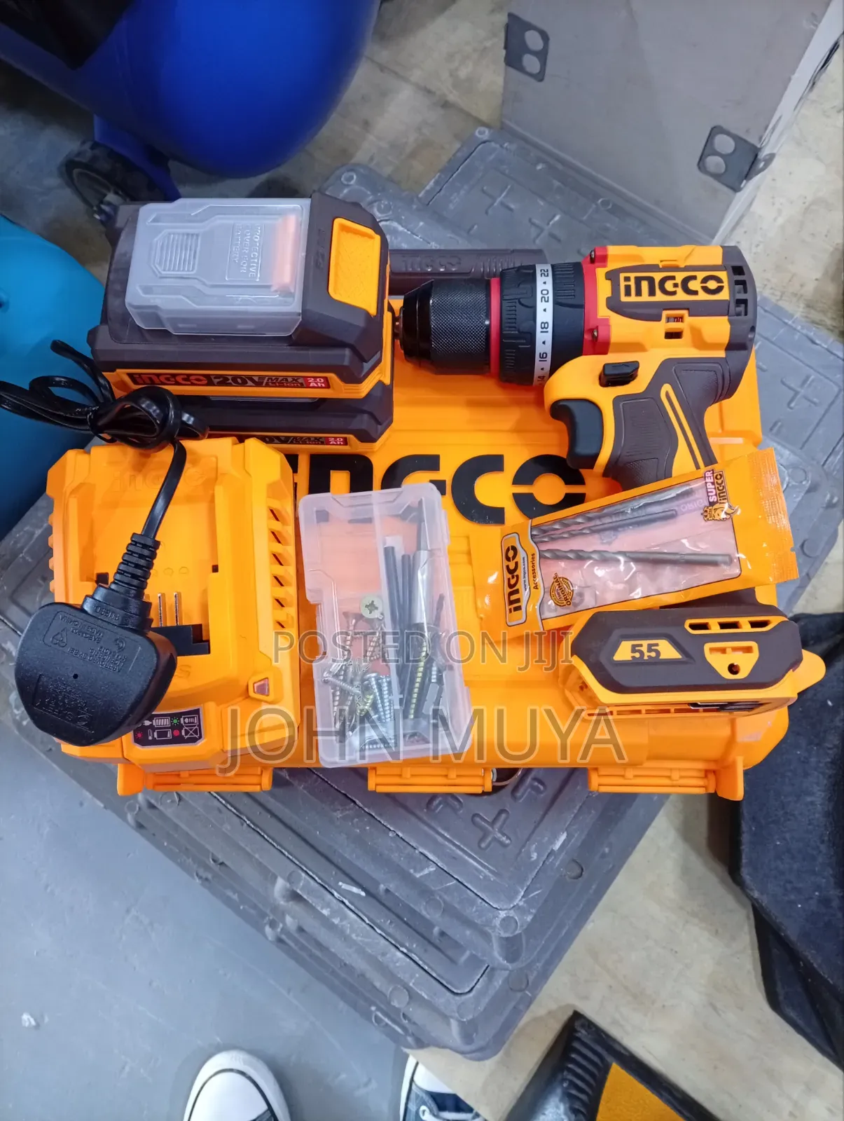 INGCO 20V Compact Brushless Cordless Impact Drill