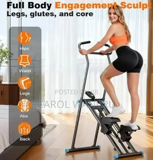 *Stair Stepper Climber Stride Machine With Adjustable Resistance