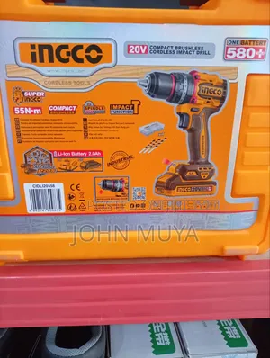 INGCO 20V Compact Brushless Cordless Impact Drill