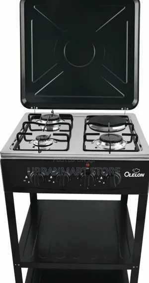 Olelon Full Gas Cooker With Shelves