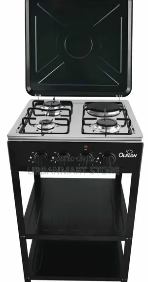 Olelon Full Gas Cooker With Shelves