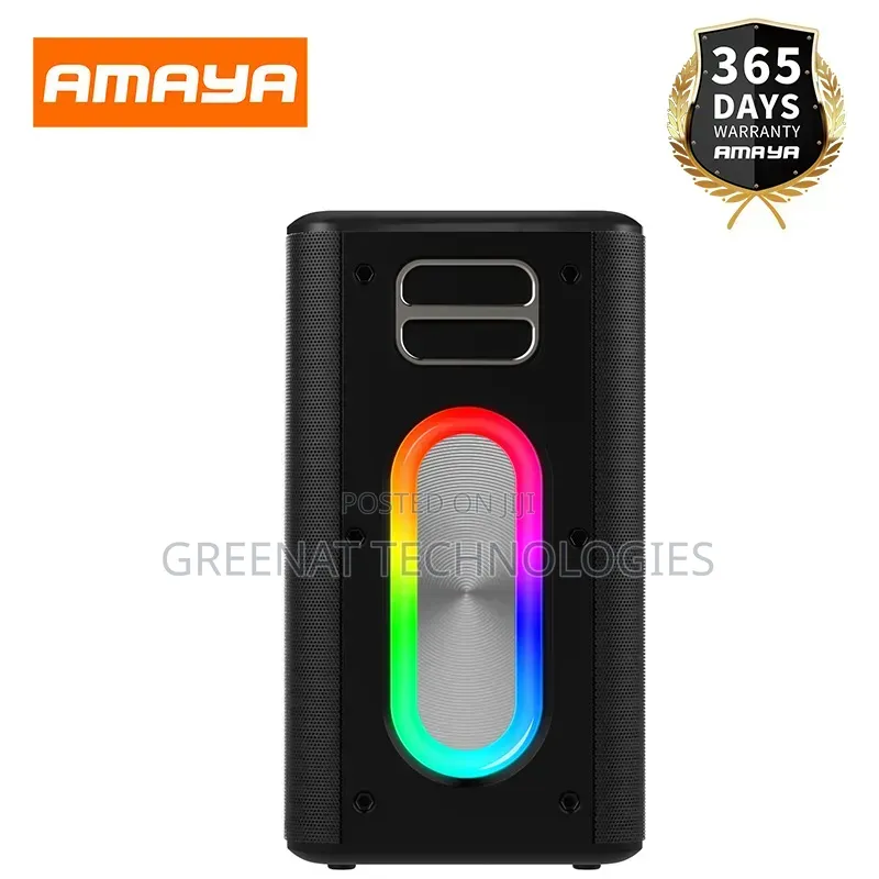 AMAYA BD34 120W Wireless Bluetooth Speaker With 2 Wireless Mics