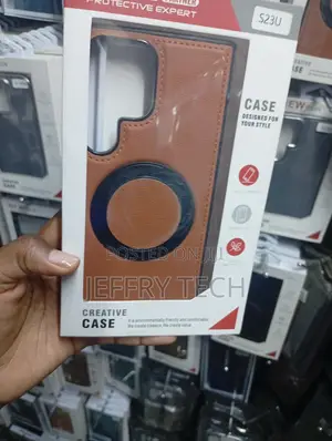 Magnetic Ring Protective Cover for the Samsung Galaxy S23 Ultra