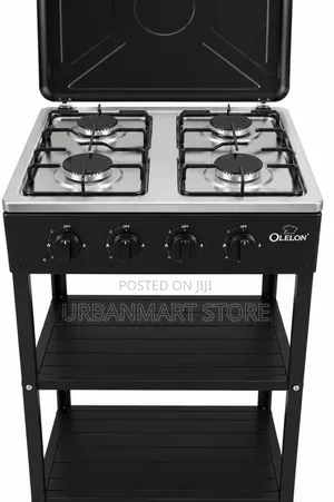 Olelon Full Gas Cooker With Storage Shelves
