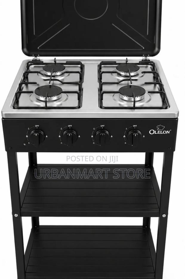Olelon Full Gas Cooker With Storage Shelves - thumbnail 2