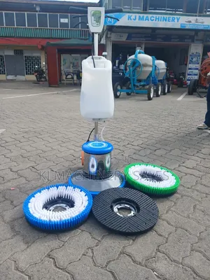 Floor Scrubber With 3 Brushes