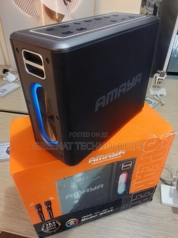 Amaya Bd34
 120 Watts and 12000 Battery Bluetooth
Wireless Speaker