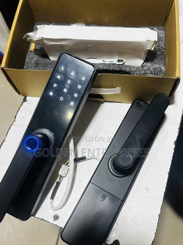 Smart Biometric Door Lock – Fingerprint, PIN Key Access - main view