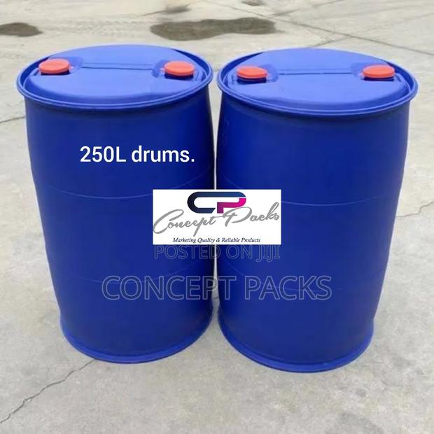 250 Litres Blue Drums - main view
