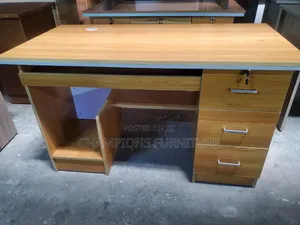 1.2M Wooden Office and Computer Desk
