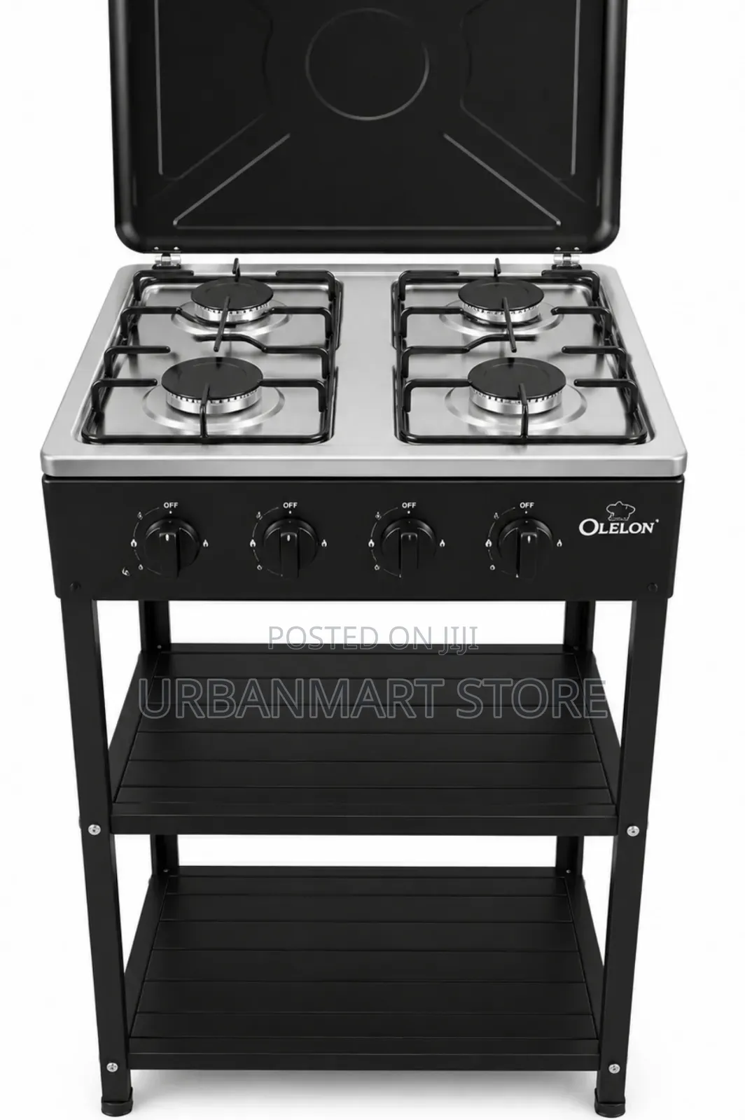 Olelon Gas Cooker With Shelves and Oven