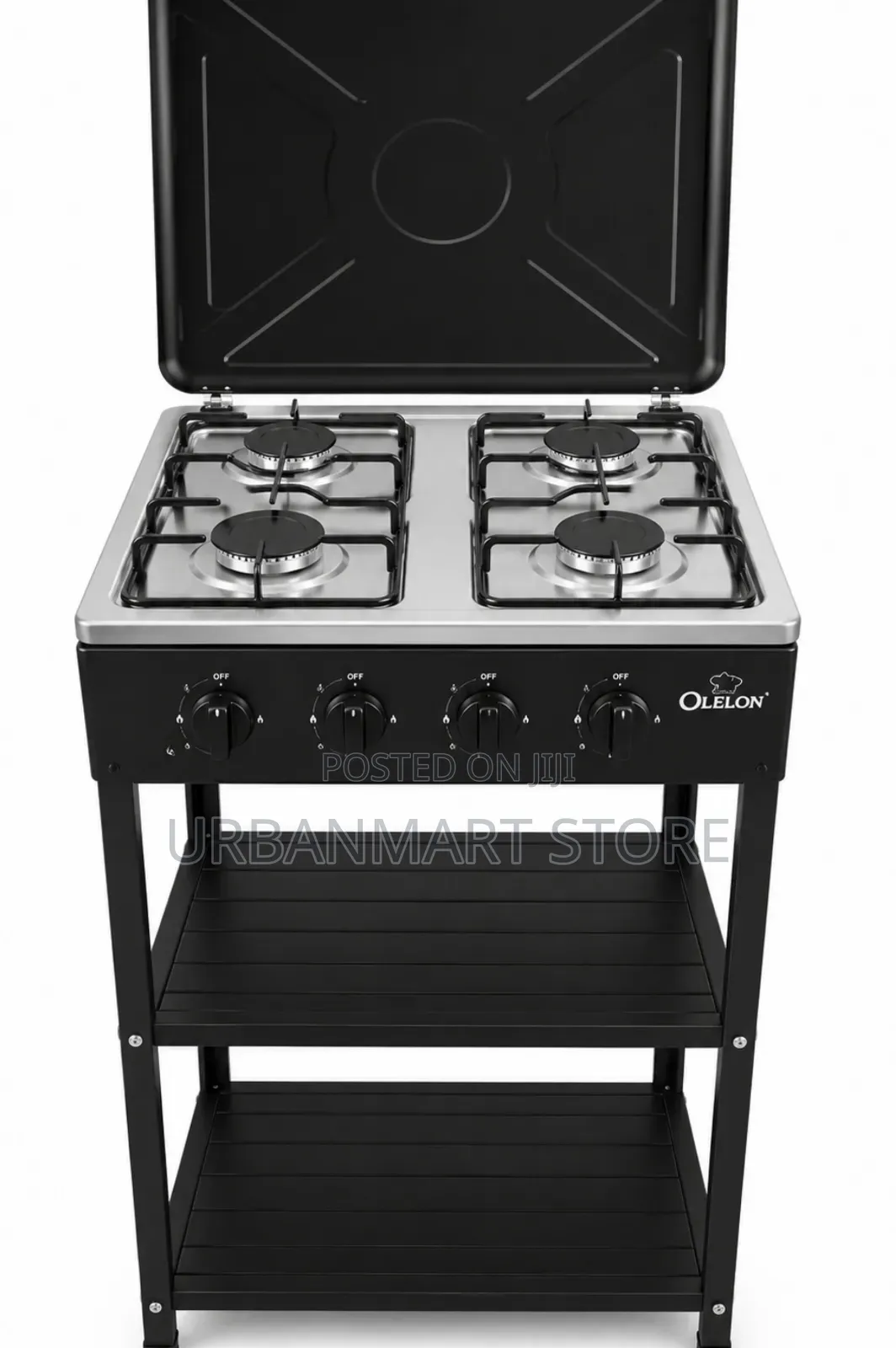 Olelon Gas Cooker With Shelves and Oven