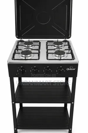 Olelon Gas Cooker With Shelves and Oven