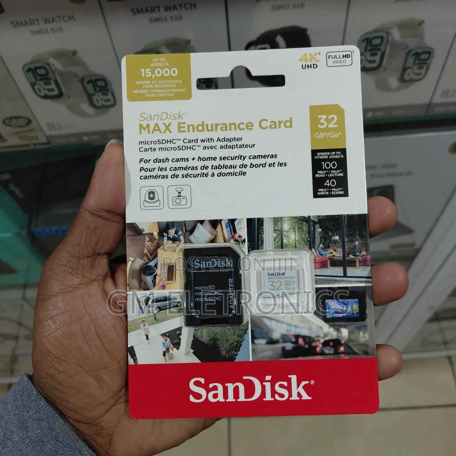 SANDISK 32GB MAX Endurance microSDHC Card With Adapter