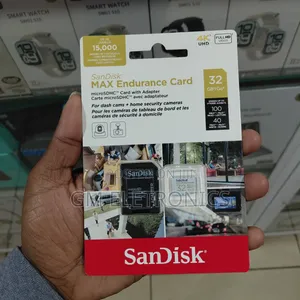 SANDISK 32GB MAX Endurance microSDHC Card With Adapter