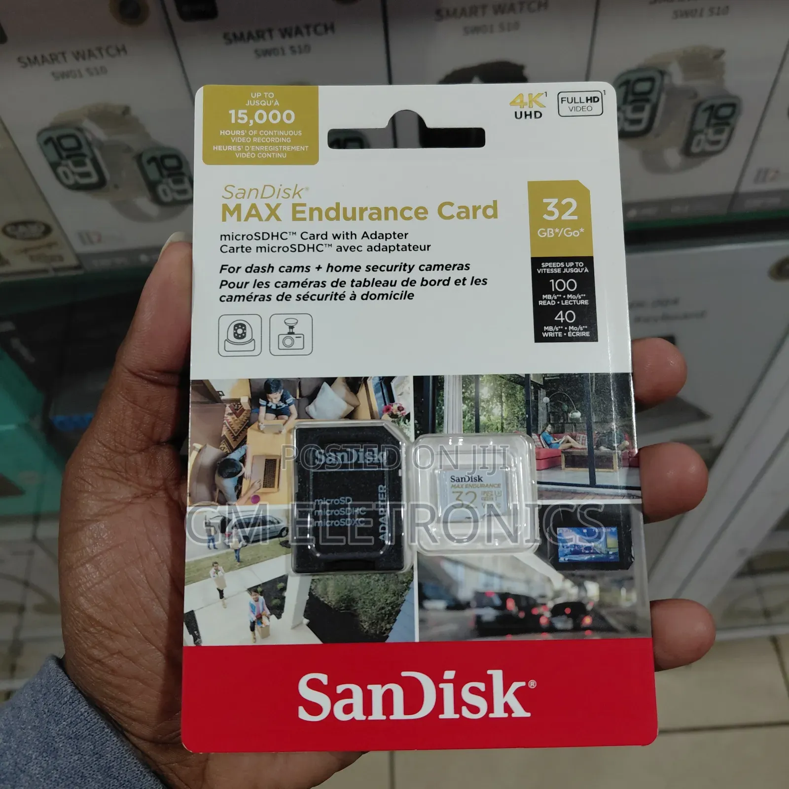 SANDISK 32GB MAX Endurance microSDHC Card With Adapter