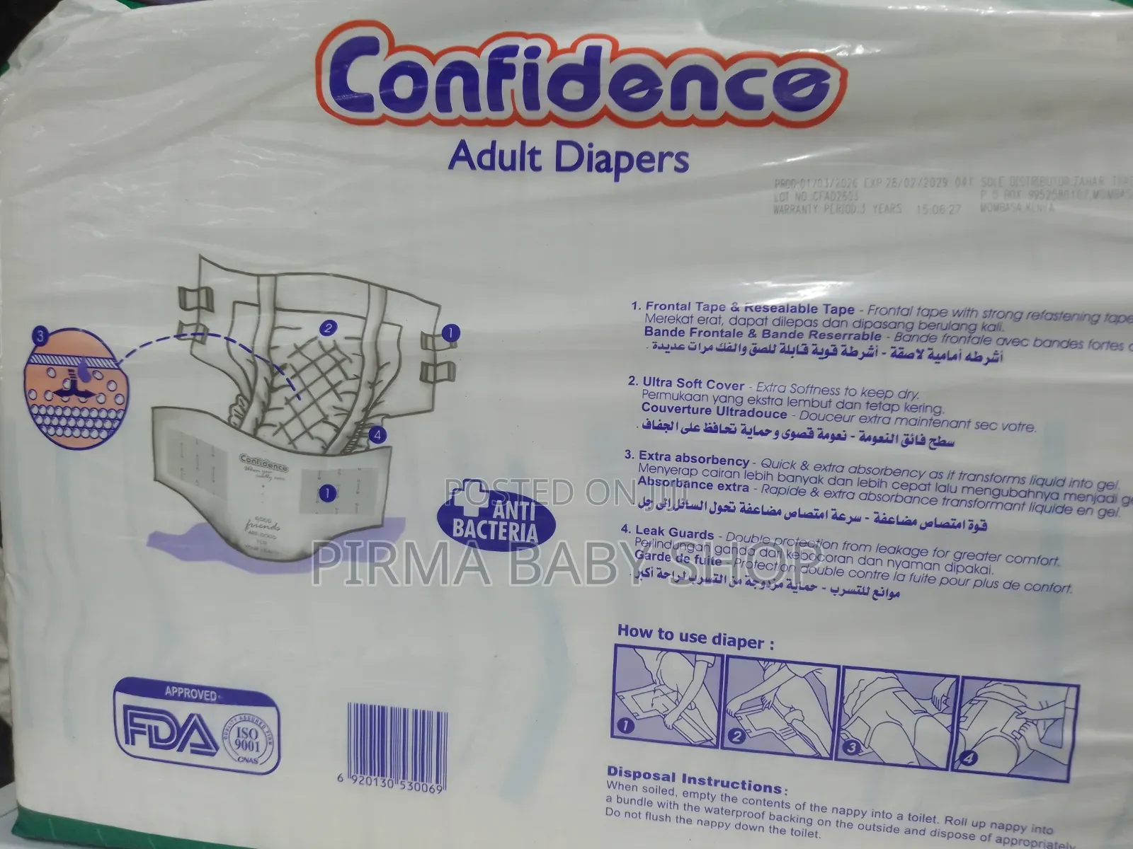 Confidence Adults Diaper