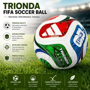 Trionda Soccer Ball Size 5 – FIFA Football Training Match Ball