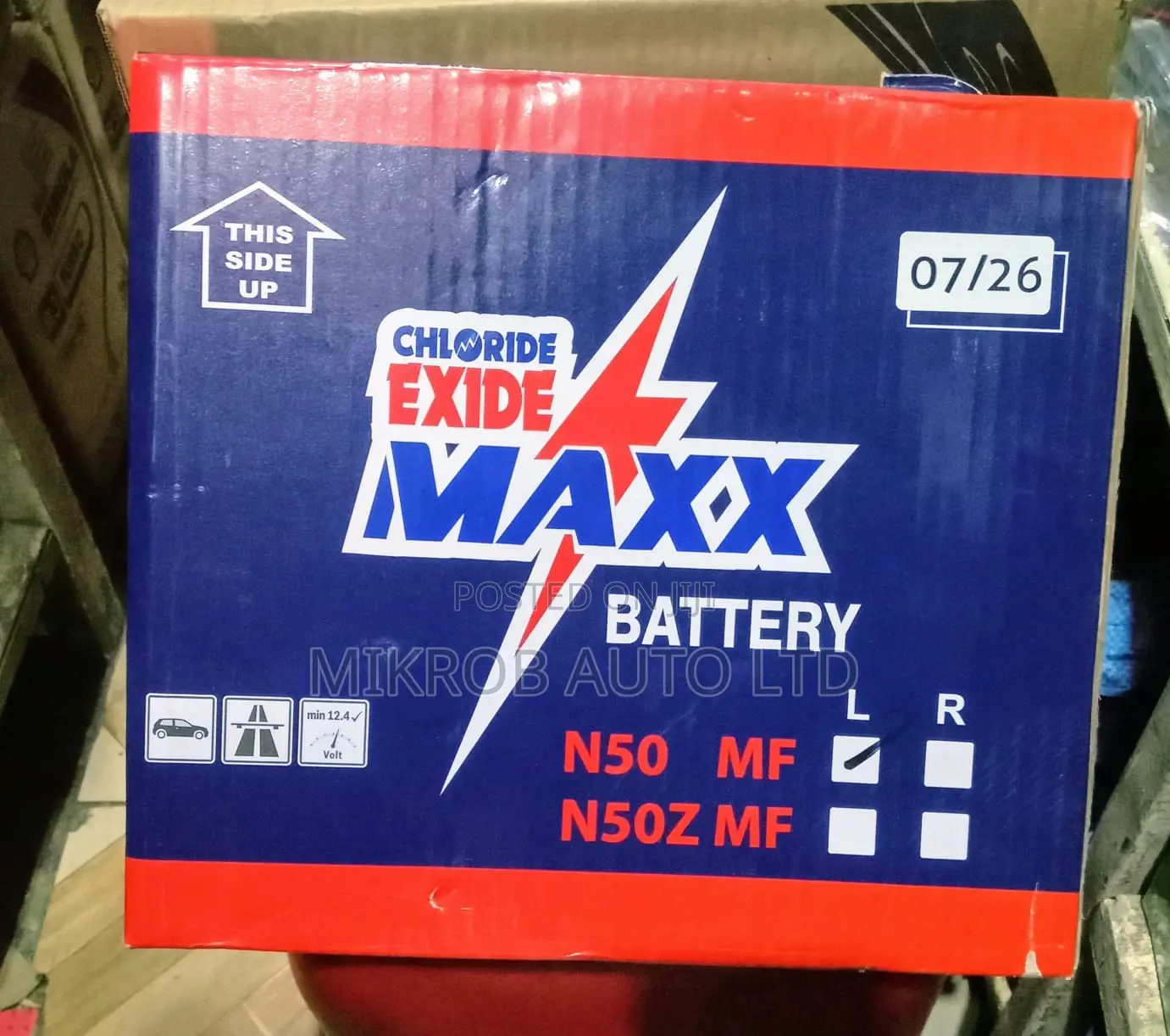 Chloride Exide Battery Maxx N50
