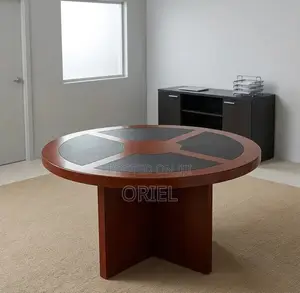 Boardroom Table : Round Meeting 4-Seater Conference Table