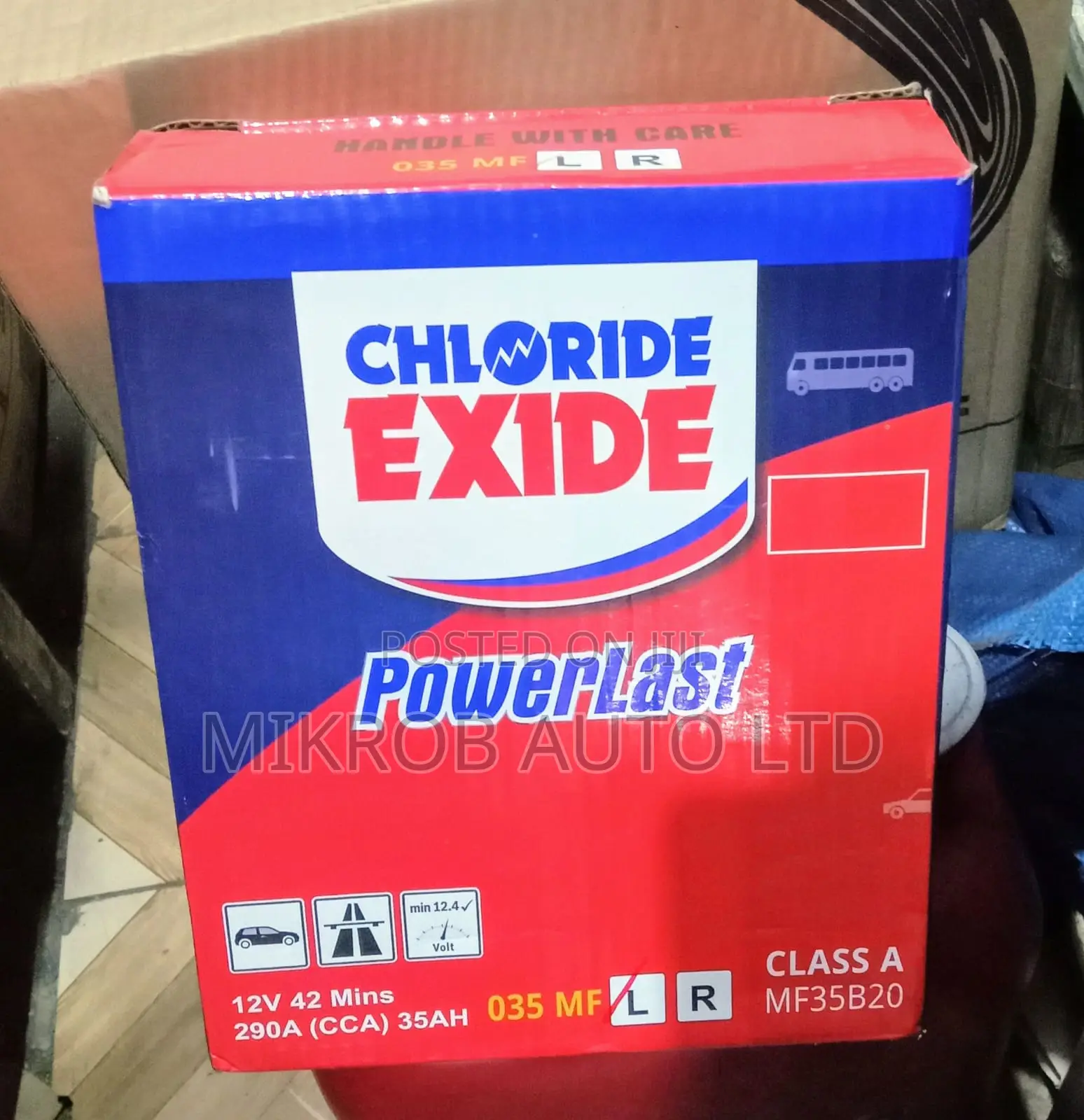 Chloride Exide Battery Ns40 Powerlast