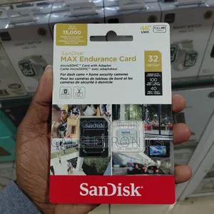 SanDisk Max/High Endurance(32,64 128)gb microSD Dash Security Cams