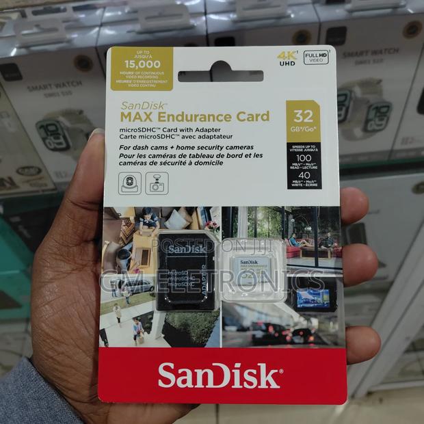 SanDisk Max/High Endurance(32,64 128)gb microSD Dash Security Cams - thumbnail 3