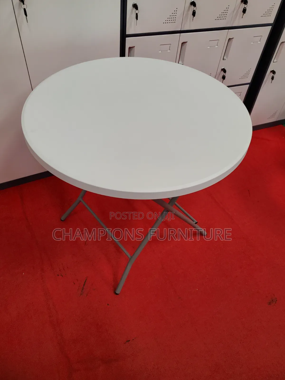 Round Folding Utility Outdoor Table