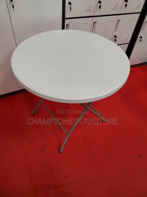 Round Folding Utility Outdoor Table