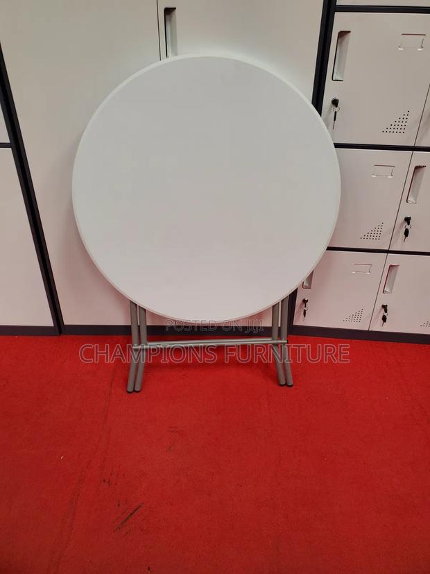 Round Folding Utility Outdoor Table - thumbnail 3