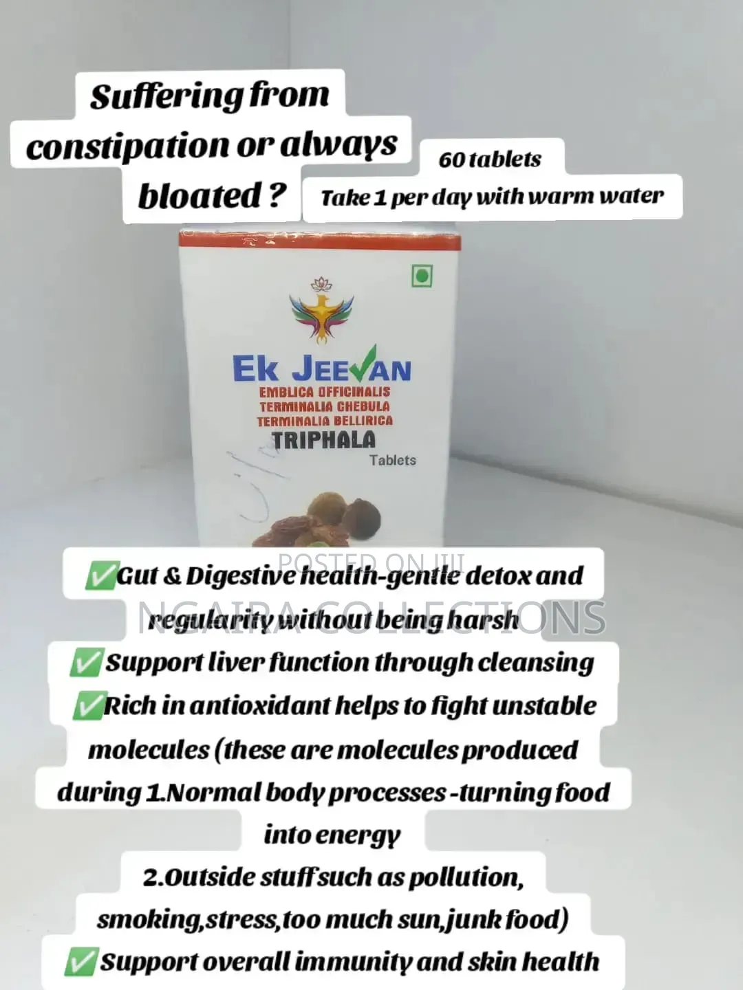 Ek Jeevan Triphala 60 Tablets