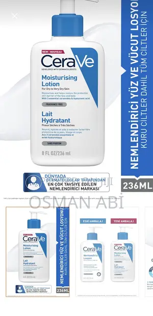 CeraVe Moisturizing Face and Body Lotion With Ceramides 236 Ml
