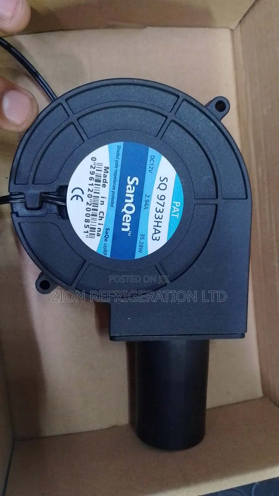 Brushless Blower Fan 2.94A for Used Oil Smart Jikos