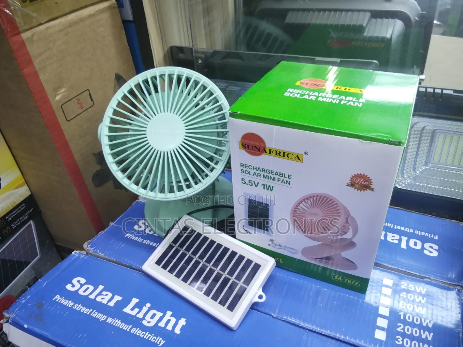 Solar Portable Mini Fan