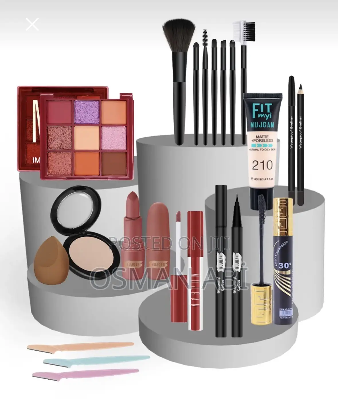 MUJGAN NSLX Series Rock N'roll 19-Piece Makeup Set