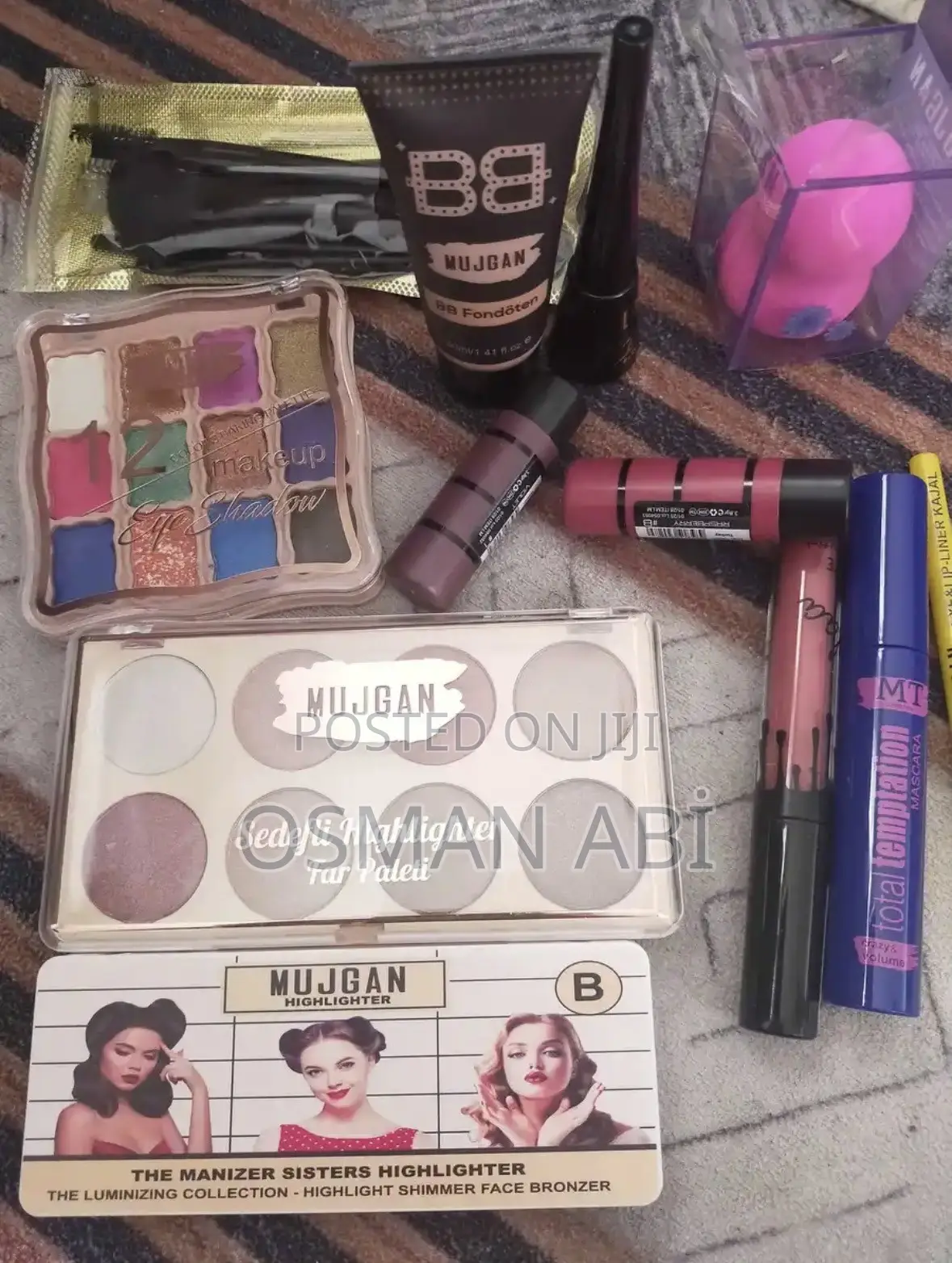 MUJGAN NSLX Series Rock N'roll 19-Piece Makeup Set