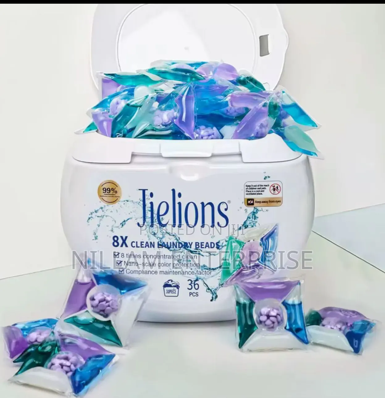 36 Large Laundry Detergent Pods