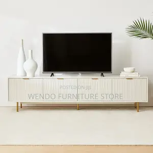 Space-Saving Wooden TV Cabinet