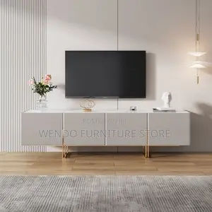 Space-Saving Wooden TV Cabinet