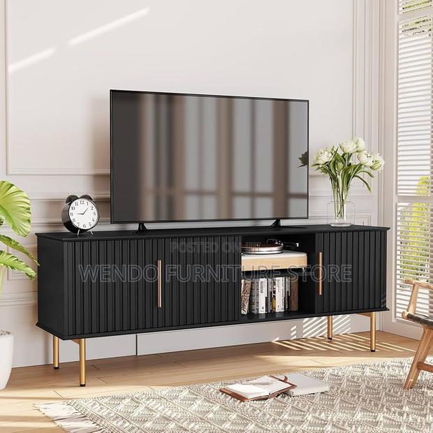 Space-Saving Wooden TV Cabinet - thumbnail 8