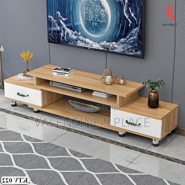 Stylish Media Console /6ft TV Table With Cabinets