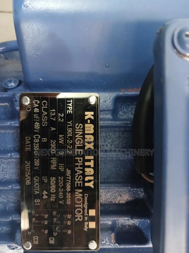 K Max 3hp Single Phase Motor - thumbnail 2