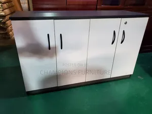 4-Door Office Storage Credenza Cabinet