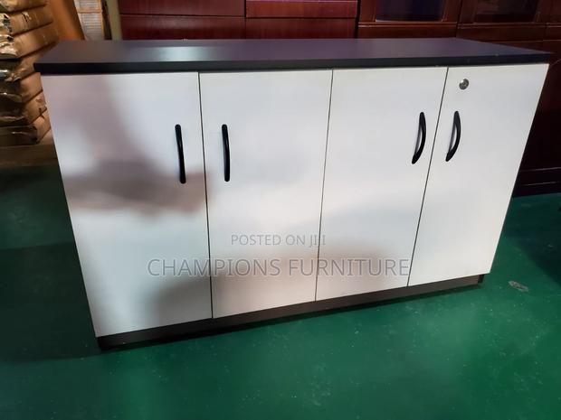 4-Door Office Storage Credenza Cabinet - main view