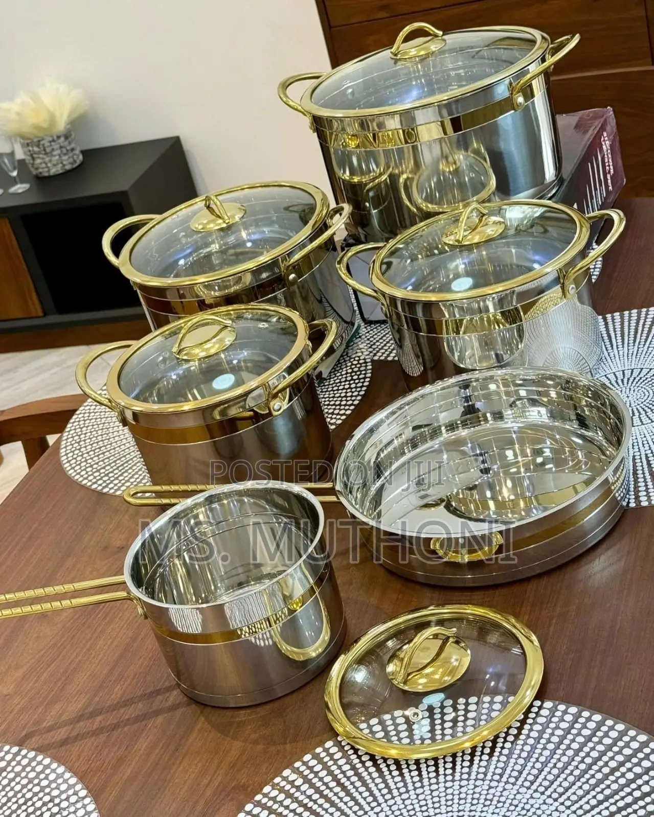 High-Grade 11-Piece Stainless Steel Cookware Set