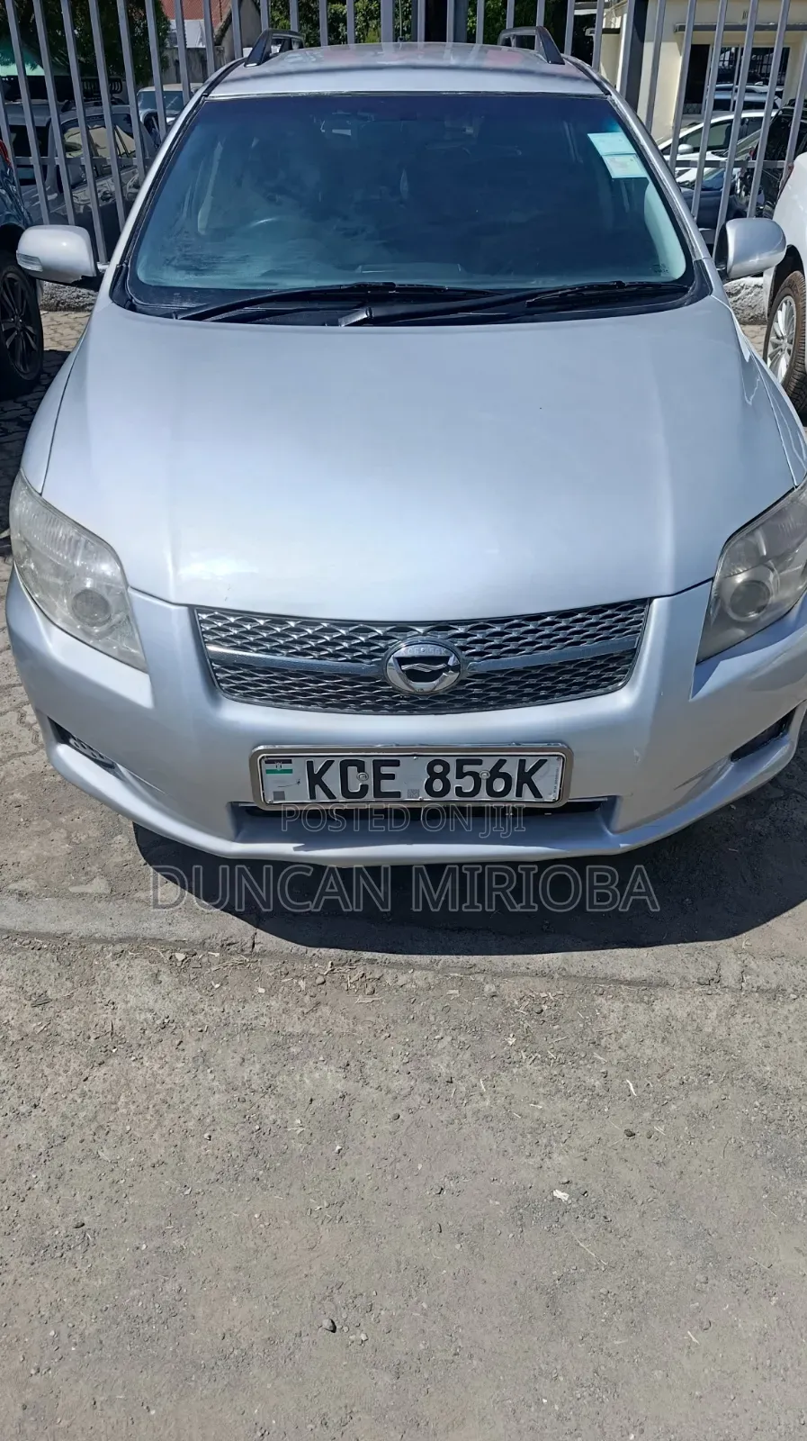 Toyota Corolla Fielder 2008 Gray