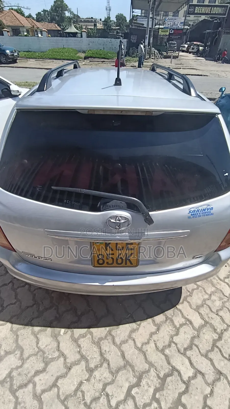 Toyota Corolla Fielder 2008 Gray