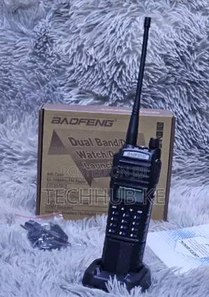 Baofeng Dual Band Walkie Talkie With Rechargeable Battery 8W, 3800mAh