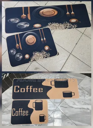 2-Piece Non-Slip Rubber Kitchen Mat